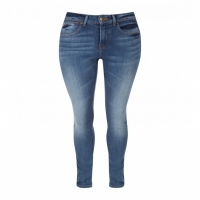 Women Skinny Jeans Mid Blue And Dark