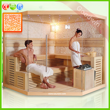 Wood Steam Sauna Room Bath