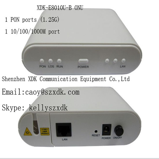 Xdk E8010u B Onu Ftth Fttx Epon Gepon 1g Olt Media Converter Fiber Optic