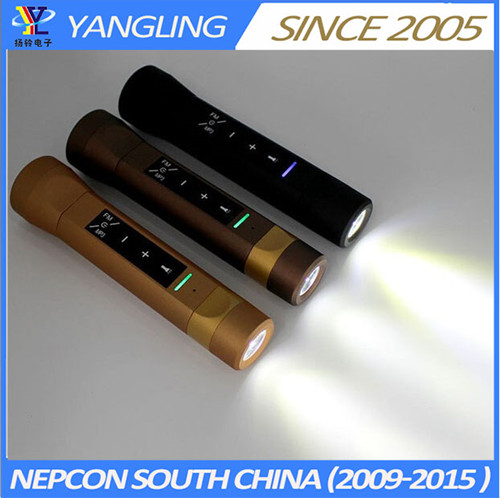 Yangling Smart Speaker Bluetooth Led Flashlight Battery Charge With Music Function