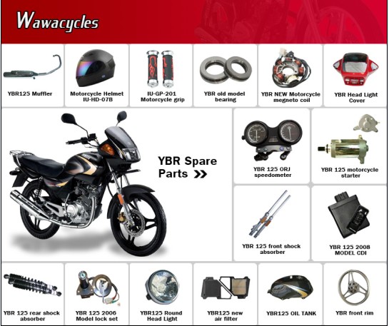 Ybr125 Motorcycle Spare Parts