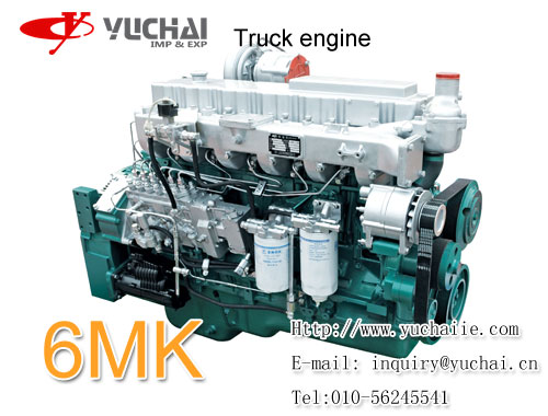 Yuchai Yc6m 285kw 2100rpm Truck Engine