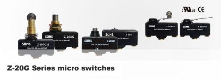 Z 20g Series Micro Switches