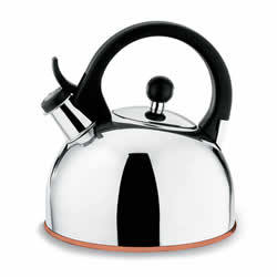 1 5l Stainless Steel Whistling Tea Kettle With Copper Base