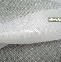 100 Polyester Double Dot Warp Knitting Fusible Interlining For Suit Uniform