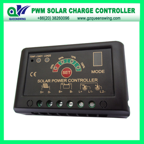 12v 24v 20a Pwm Solar Charge Controller With Led Digital Display