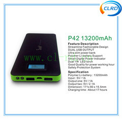 13200mah Power Bank Charger Mobile Case With Led For Samsung Galaxy S4