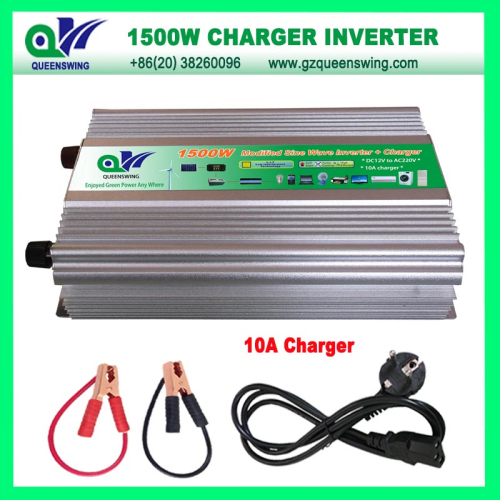 1500w Modified Sine Wave Power Inverter With 10a Charger