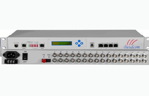 16e1 4 10 100m Fiber Optical Multiplexer With Snmp Management And Lcd