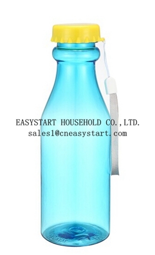 18 21oz Portable Leak Proof Water Bottle Unbroken Platic Soda Trans