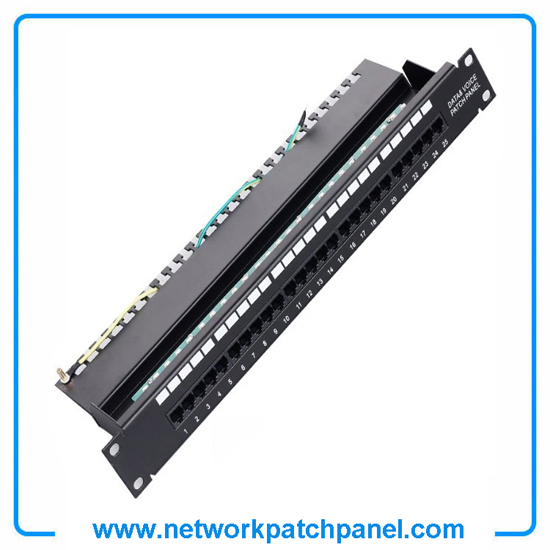 1u 19 Inch Cat3 Rj11 Voice And Data Patch Panel 25 Port