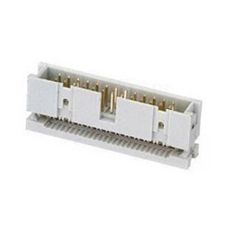 2 54mm Pitch Idc Style Box Header Connector With Gold Plated Brass Contacts