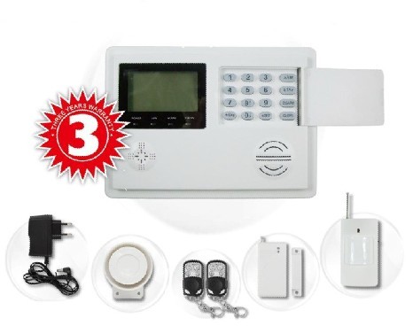2013 New Gsm Pstn Dual Network Burglar Alarm System