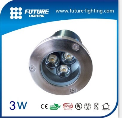 2014 3w High Power Ip67 Waterproof Outdoor Led Recessed Inground Lamp