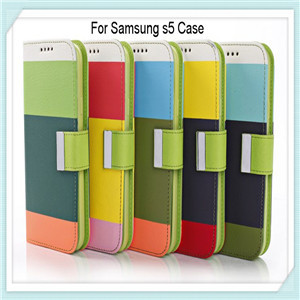 2014 New Arrival Leather Case For Samsung S5