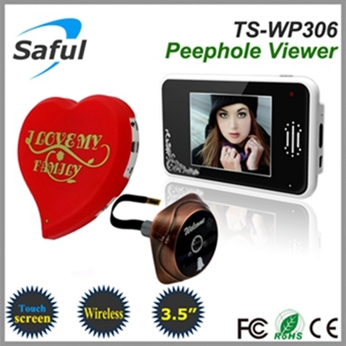2014 Newest 3 5 Touch Screen 2 4ghz Wireless Digital Door Peephole Viewer