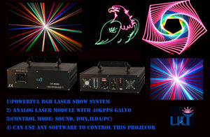 2w Analog Rgb With 40kpps Multi Colors Animation Stage Performance Effect L