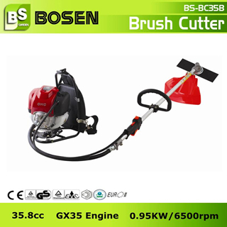 35 8cc 4 Stroke Backpack Gasoline Brush Cutter With Gx35 Engine