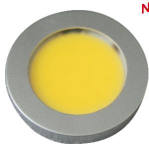3w Cob Dia 55mm Led Surface Mounted Under Cabinet Puck Light