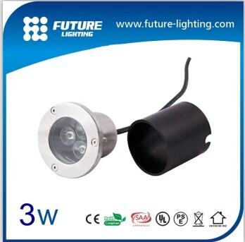3w High Power Ip67 Waterproof Outdoor Led Recessed Inground Lamp