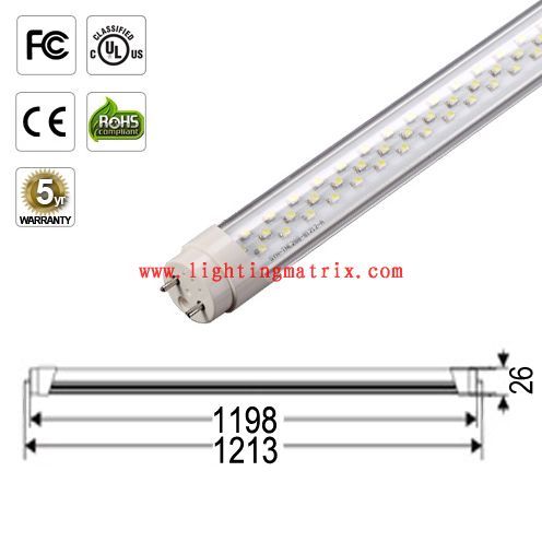 4ft Ul Certificate Led Tube Light G13 Double Pin Ac100 277v 18 5w 1780lm 50