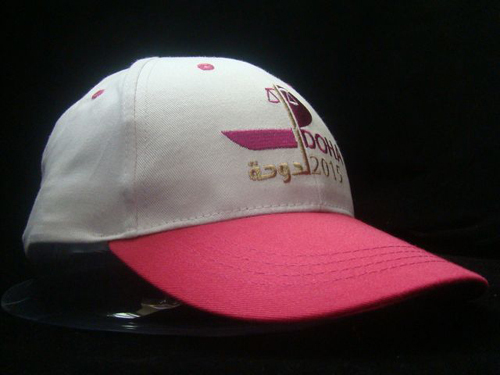 6 Panel Cotton Baseball Cap With Embroidery Logo