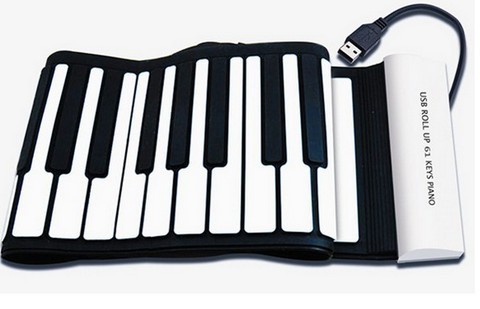 61keys Roll Up Silicone Piano