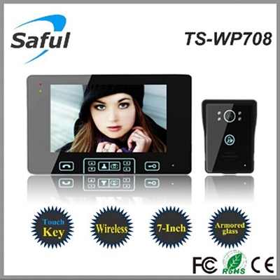 7 Inch 2 4ghz Digital Apartment Wireless Video Door Phone Intercom