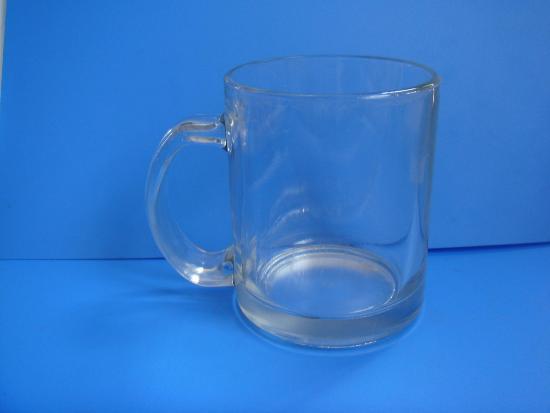 8oz Glass Handle Mug Cup