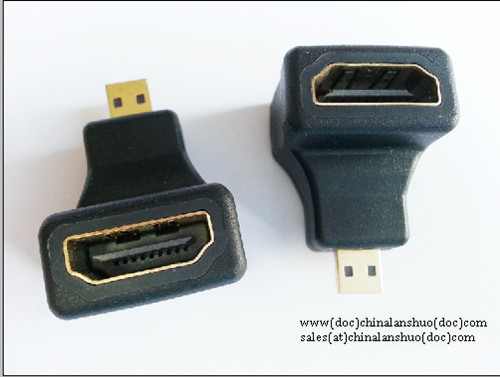 90 Degree Hdmi A Male To Micro D M Adapter