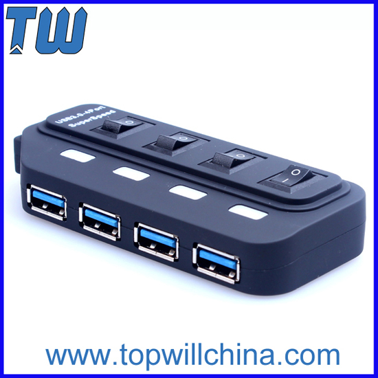 Abs 4 Ports Usb 3 0 Hub True Speed Without Extra Power