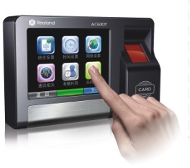 Ac600t Touch Screen Access Control Time Attendance Terminal