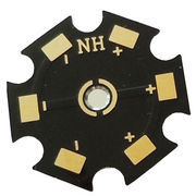 Aluminum Pcb For Led Light With Rohs Mark 1 6mm Base Material And Black Sol