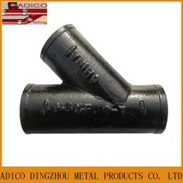Astm A888 Cast Iron Y Tee Pipe Fittings