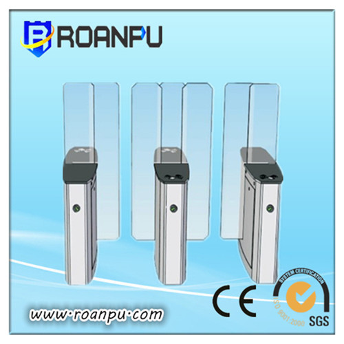 Automatic Bridge Type Flap Turnstile With A Pass Speed Of 40 Persons Minute