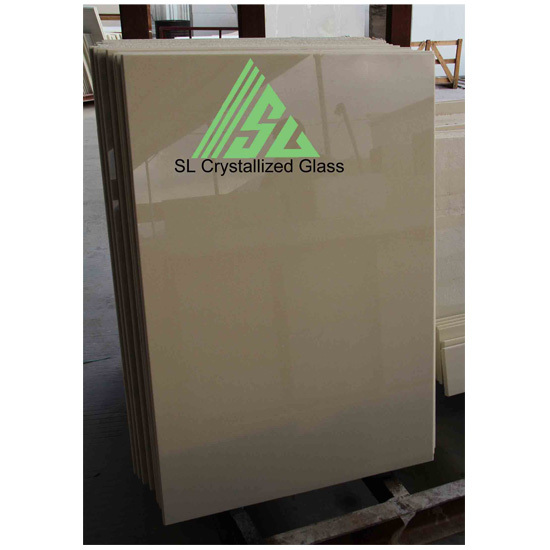 Beige Crystallized Glass Tile