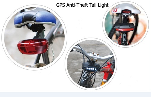 Bike Gps Tracker Tail Light For