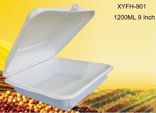 Biodegradable Disposable 9 Inch Lunch Box