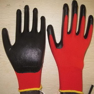 Black Nitrile Coated Working Gloves Ng1501 8