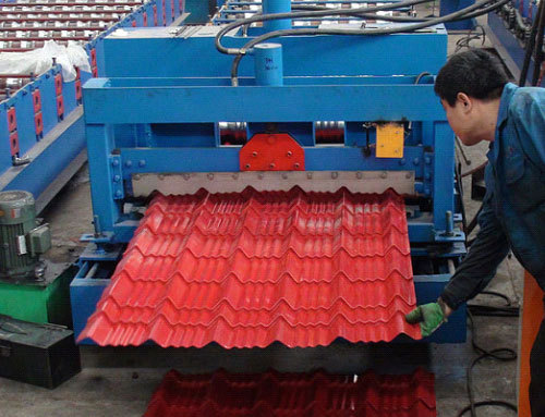 Botou Roof Desk Roll Forming Machine