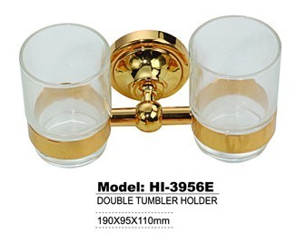 Brass Bathroom Tumbler Holder