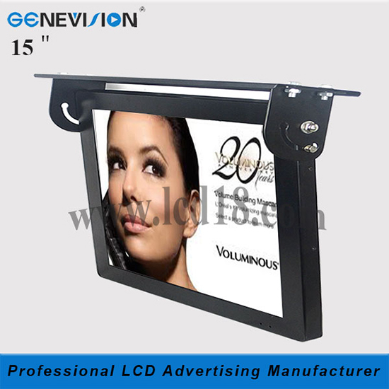 Bus Used 15 Inch Network 3g Wifi Lcd Advertising Player Manufacturer Mbus 1