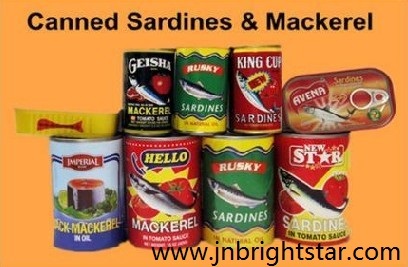 Canned Mackerel Sardine Fish