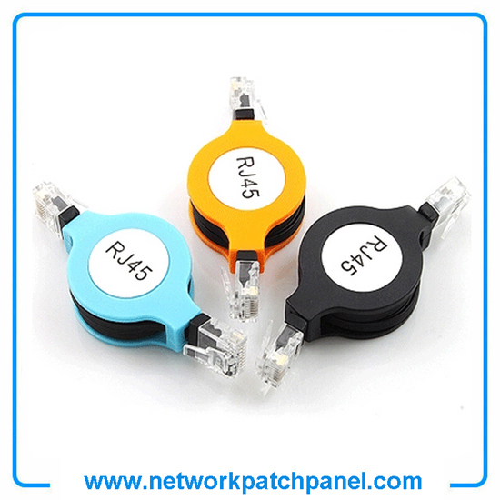 Cat5e 5ft 1 5m Colors Retractable Ethernet Cable Rj45 Network Cables Patch