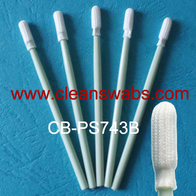 Cb Ps743b Small Round Tip Swab Polyester Cleaning