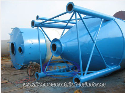 Cement Silo Relating To Concrete Mixing Plant