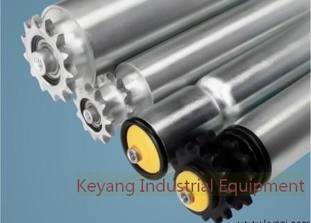 Chain Conveyor Roller Galvanized Or Stainless Steel Tube