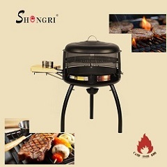 Charcoal Bbq Iso Grill Cast Iron