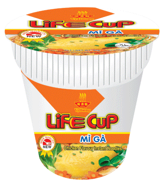 Chicken Flavour Instant Noodles In Cup