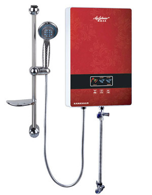 Chinese Red Instant Electric Water Shower
